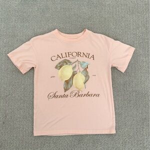 Cat & Jack Pink Lemon Graphic Tee